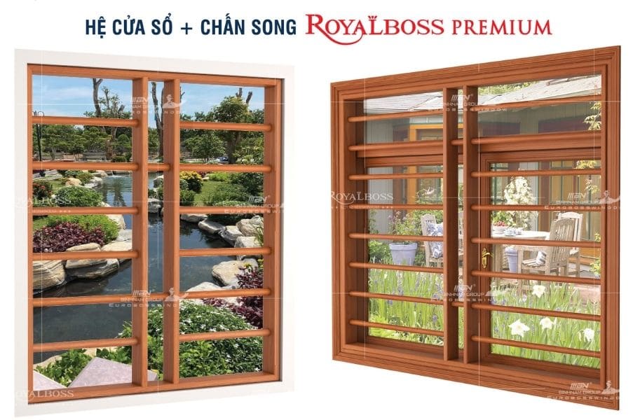 Hệ cửa sổ và chấn song RoyalBoss Premium | Binhnam Group