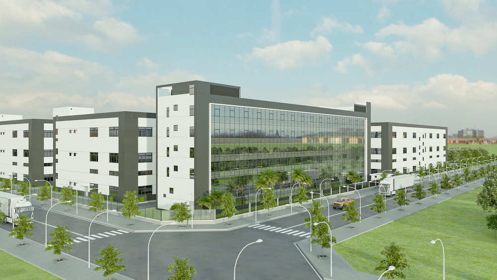 Ảnh 3D nhà máy công ty TNHH Lishan Vietnam