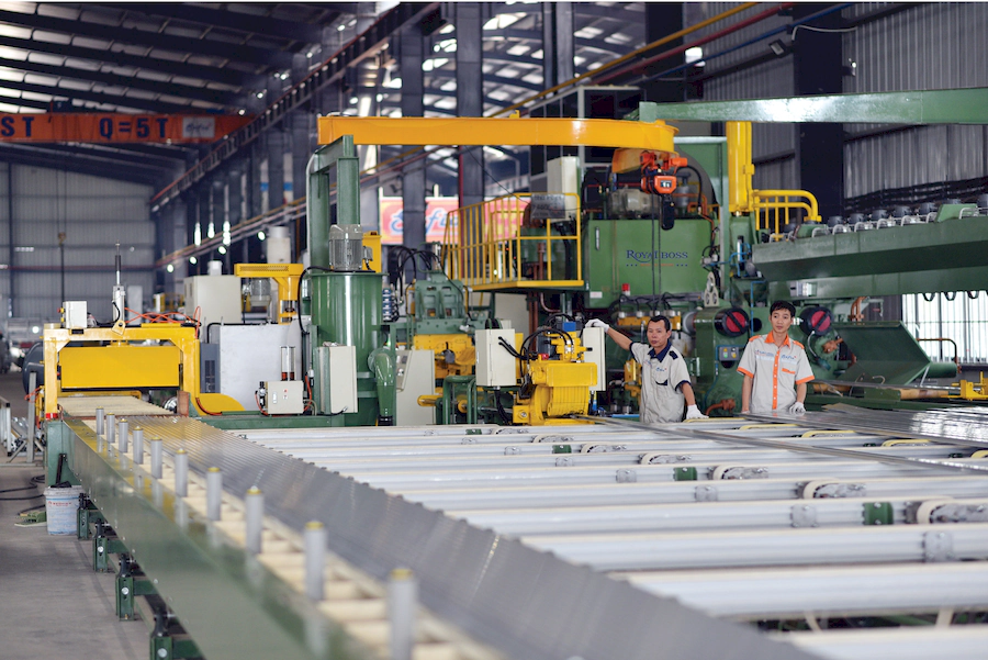 Nhà máy nhôm Bình Nam đạt tiêu chuẩn chất lượng trong sản xuất