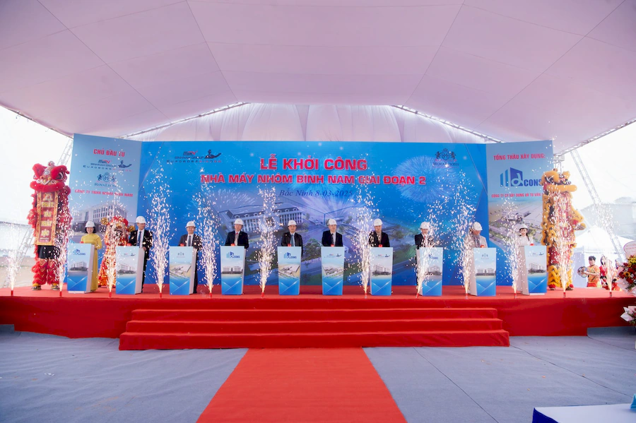Công ty Nhôm Bình Nam khởi công nhà máy giai đoạn 2