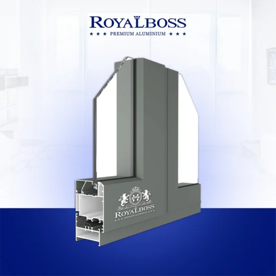 Nhôm hệ Châu Âu 65 mở quay rãnh C cửa sổ mở quay ô fix góc cắt