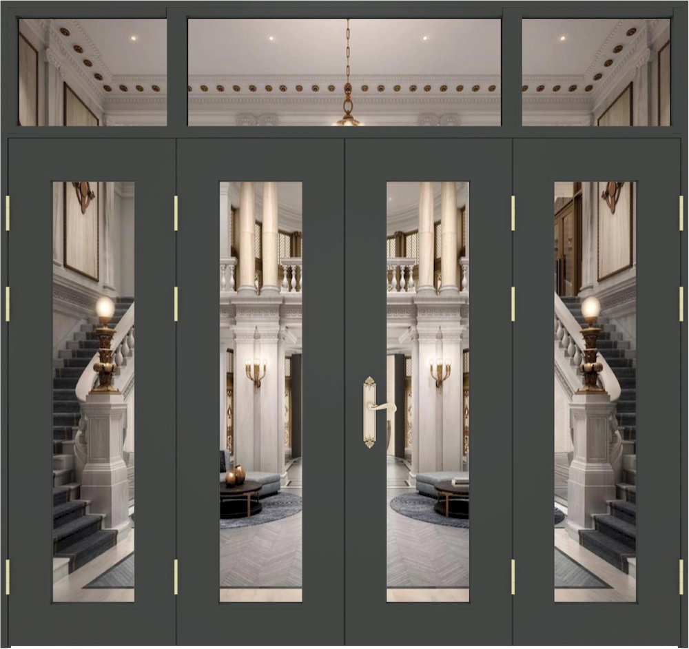 Nhôm hệ châu Âu đa khoang 55 rãnh K