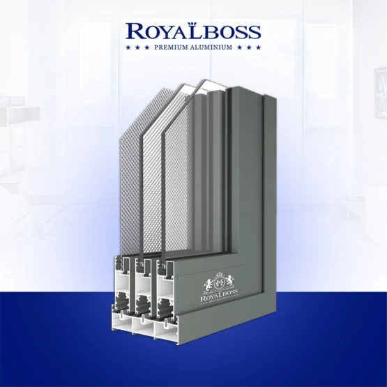 Nhôm hệ Châu Âu mở trượt C94 cửa sổ kết hợp lưới chống muỗi góc cắt