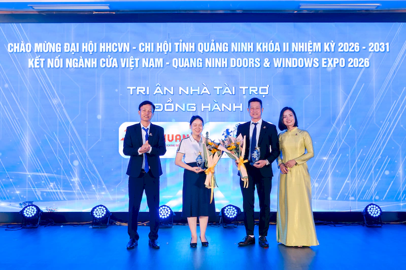 Bình Nam Group mang sản phẩm nhôm Royalboss tới hội nghị cửa Quảng Ninh