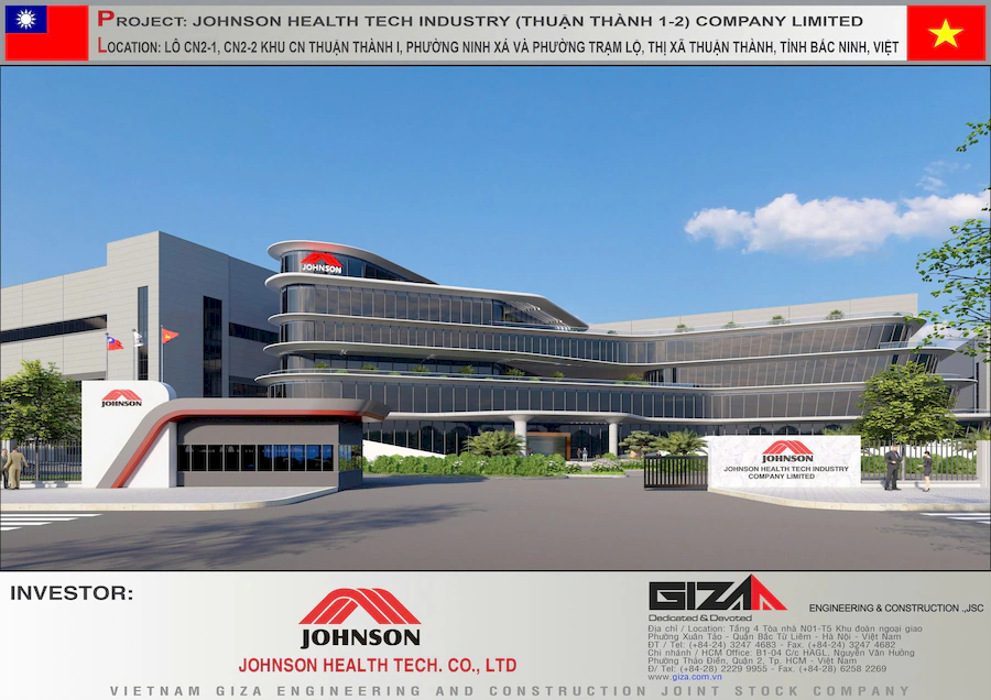 Ảnh dự án hà máy JOHNSON HEALTH TECH INDUSTRY