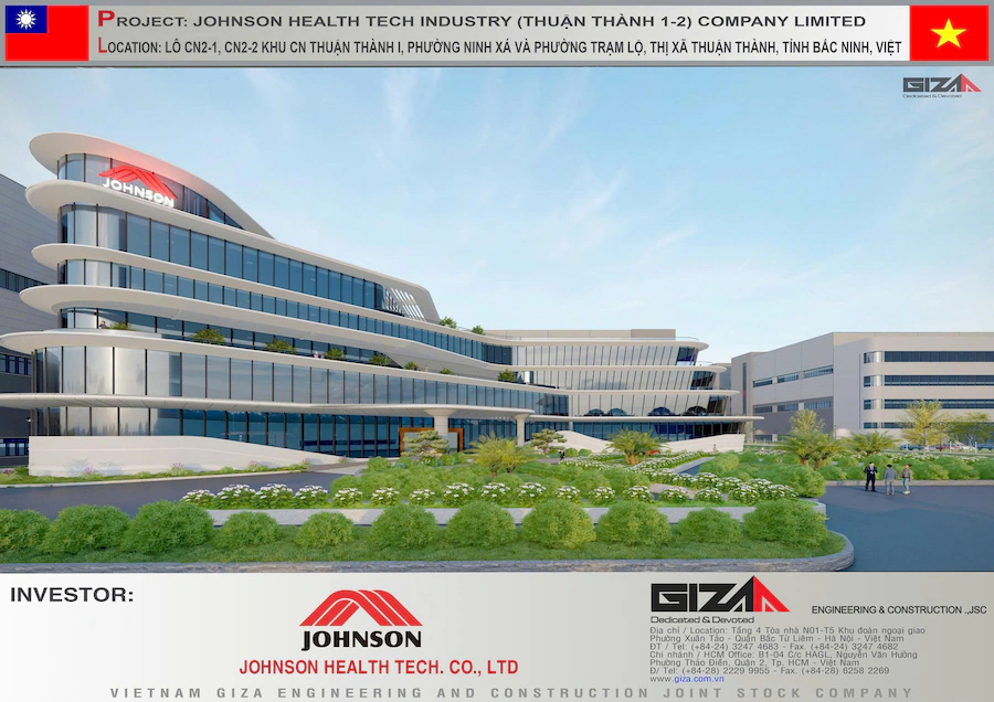 Ảnh dự án hà máy JOHNSON HEALTH TECH INDUSTRY