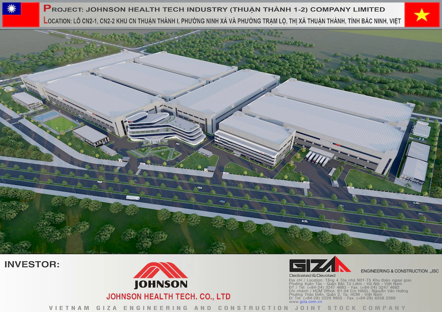 Ảnh dự án hà máy JOHNSON HEALTH TECH INDUSTRY